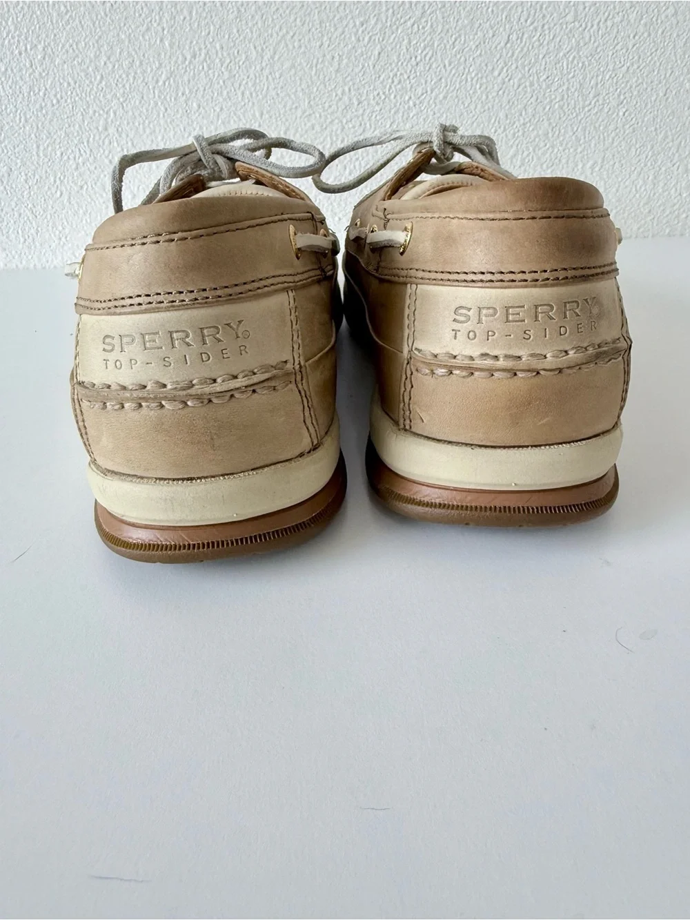 Sperry Top-Sider Gold Cup Authentic Original Boat Shoes Men's 11.5 M-Tan Leather